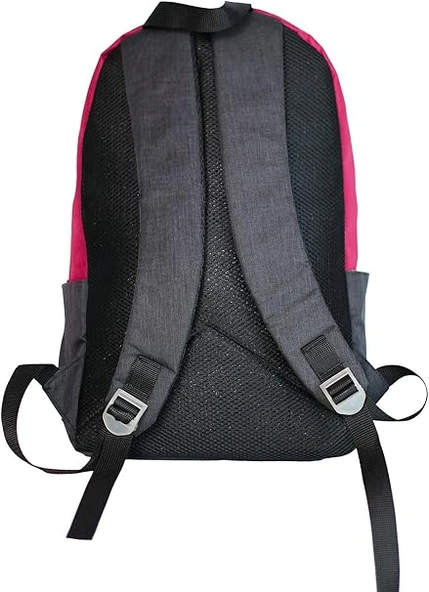 Cambridge Polo Club Normcore Matara Cepli Unisex Okul Sırt Çantası Kırmızı / CPC3027.0003 - Resim 4