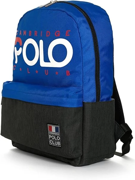 Cambridge Polo Club Normcore Matara Cepli Unisex Okul Sırt Çantası Lacivert / CPC3027.0011 - Resim 2