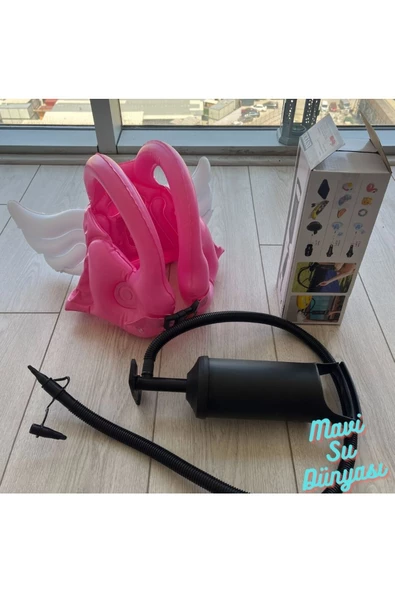 Pompa Hediyeli Kanatlı Can Simidi, Can Yelekleri 2-4 Yaş - 3