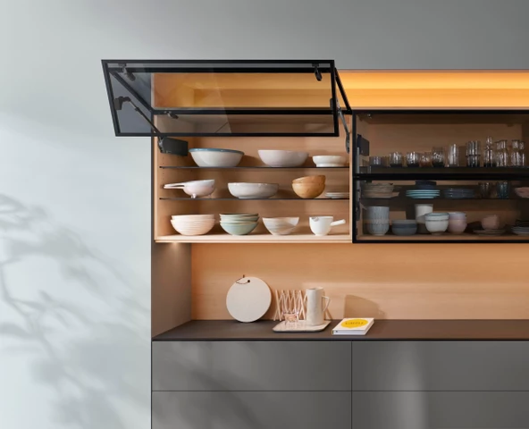 Blum Aventos HF-Top Çiftli Kalkar Kapak Mekanizma Seti 28-39