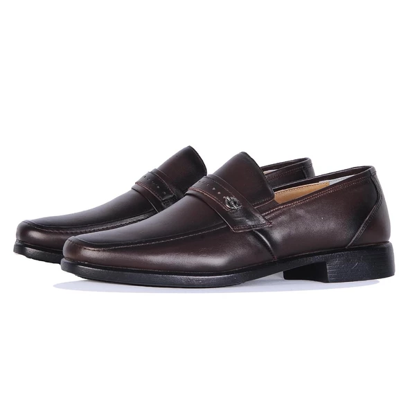 Ayakcenter Mk-12 Işık Kahve %100 Deri Erkek Klasik Ayakkabı - 2