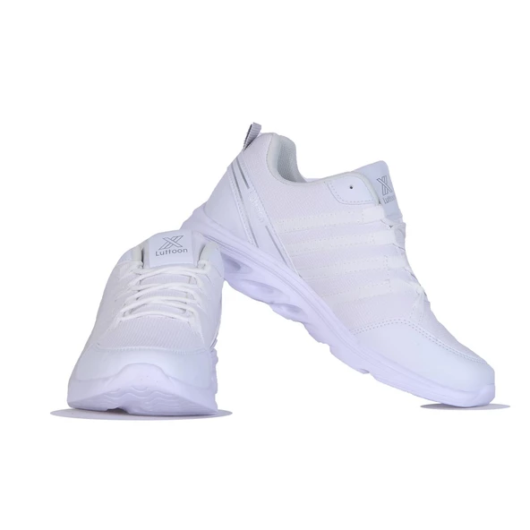 Luttoon Prt-4138 Beyaz Erkek Sneaker Spor Ayakkabı - Resim 3