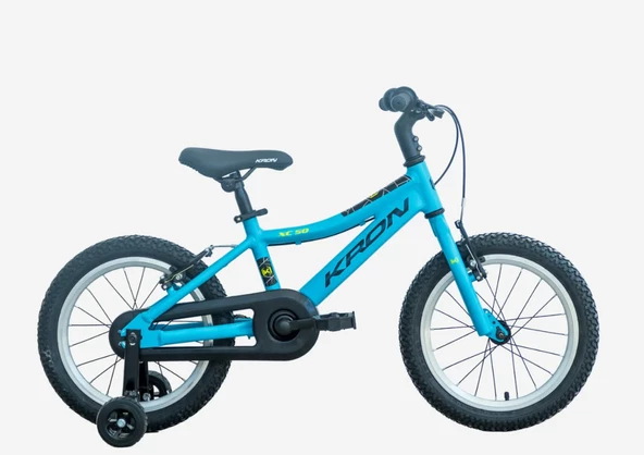 KRON XC 50 20 JANT V FREN TURKUAZ-SİYAH/NEON SARI ALÜMİNYUM ÇOCUK BİSİKLETİ - 2