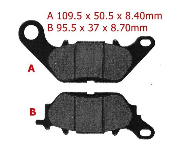 TVS JUPİTER 125 ÖN DİSK FREN BALATASI İTHAL ürün görseli