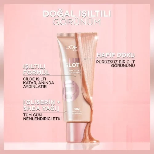 L'oreal Paris Glotion All-In-One Dogal Isilti 902 Light Glow