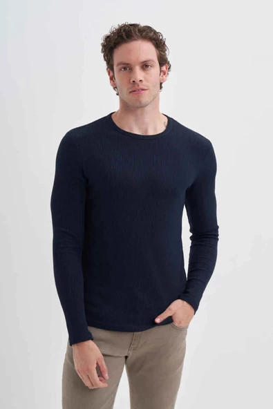 Cazador WAFFLE SWEAT ERKEK 5164 LACIVERT - 2