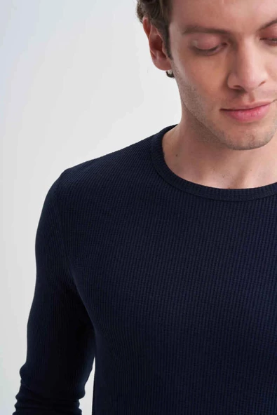 Cazador WAFFLE SWEAT ERKEK 5164 LACIVERT - 3