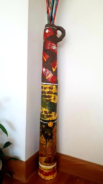 Himarry vazo küp büyük boy el yapımı 94 cm - 4