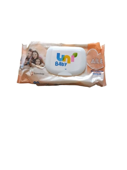 Uni Baby Islak Havlu Aile Kapaklı 90 lı