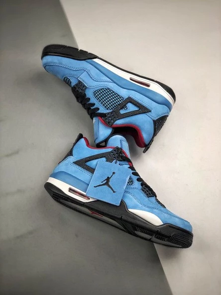 NIKE AIR JORDAN 4 TRAVIS SCOTT BLUE