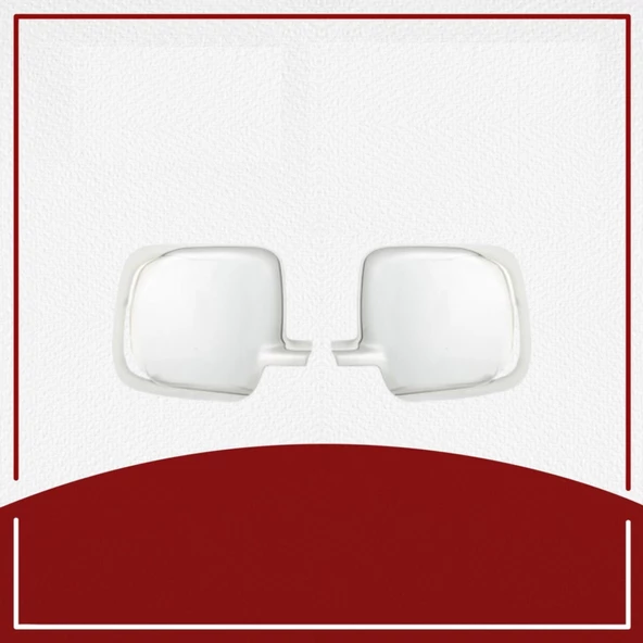 UNC Fiat Fiorino Ayna Kapağı 2007- ABS Krom - Resim 2