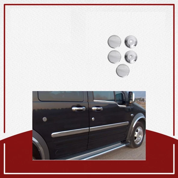 UNC Ford Connect Kilit Açma 2002-2009 Paslanmaz Çelik - Resim 2