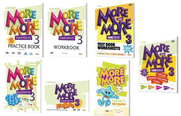 Kurmay Elt 2025 3. Sınıf More More Practice Book + Test Book + Föy + Speakys Akıllı Defter