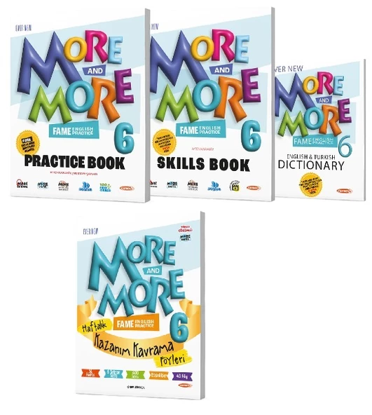 Kurmay Elt 2025 6. Sınıf More More Practice Book + Kazanım Föyleri
