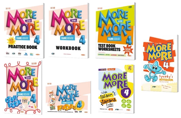 Kurmay Elt 2025 4. Sınıf More More Practice Book + Test Book + Föy + Speakys Akıllı Defter