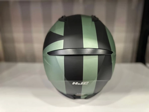 KASK HJC C10 KASK TEZ MC4SF MAT YEŞİL/SİYAH - 4