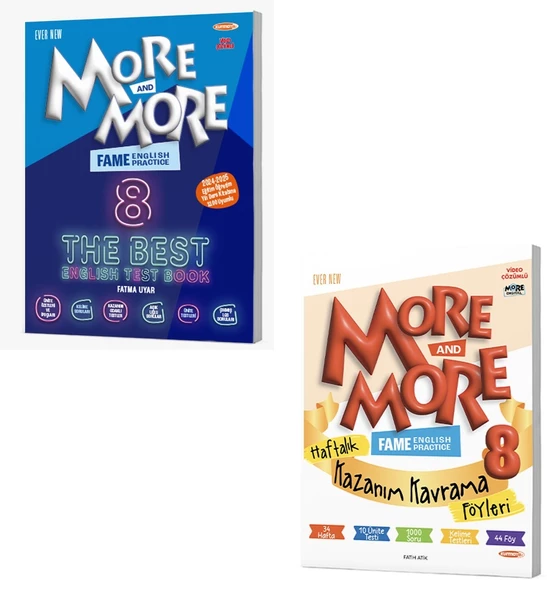 Kurmay Elt 2025 8. Sınıf Lgs More More Test Book + Kazanım Föyleri ürün görseli