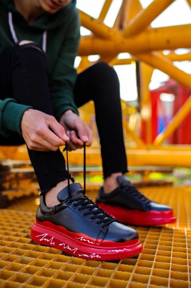 CH254 CST Pittura Erkek Ayakkabı 479 KIRMIZI / BEYAZ TABAN - Resim 2