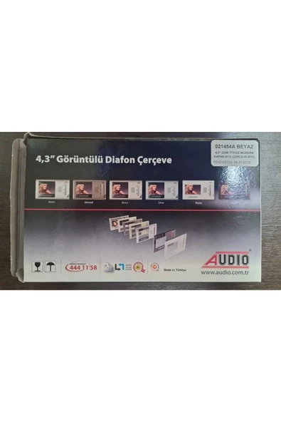 Audio 021454a Beyaz 4,3'' Gdm Çerçeve Yada Kapak - 3
