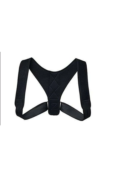 Unisex Siyah Yeni Nesil Dik Duruş Korsesi Kamburluk Önleyici Terletmez Korse ürün görseli 1