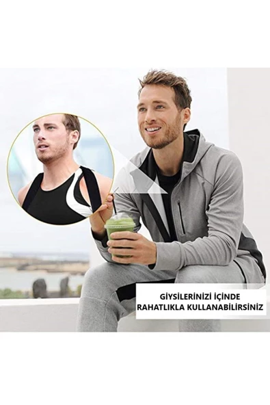 Medikal Deri Desenli Korse Ortopedik Dik Duruş Korsesi Kamburluk Korsesi - Resim 4