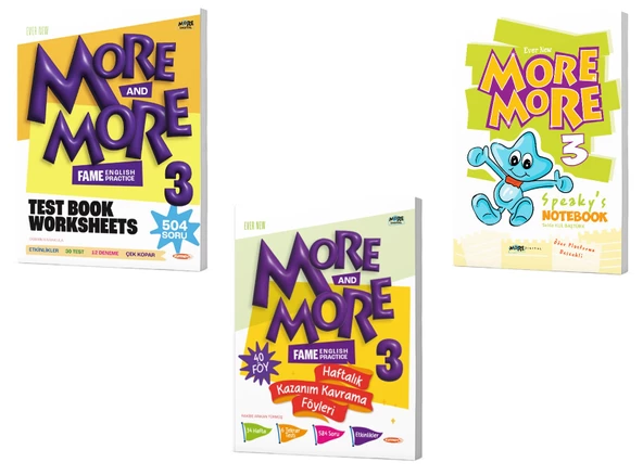 Kurmay Elt 2025 3. Sınıf More More Test Book + Haftalık Föy + Speakys Akıllı Defter