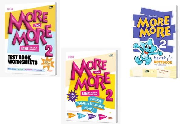 Kurmay Elt 2025 2. Sınıf More More Test Book + Haftalık Föy + Speakys Akıllı Defter