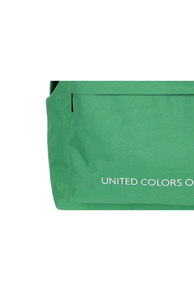 United Colors of Benetton Basic Tek Bölmeli Sırt Çantası Yeşil / 70683 - 6