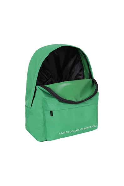 United Colors of Benetton Basic Tek Bölmeli Sırt Çantası Yeşil / 70683 - 7