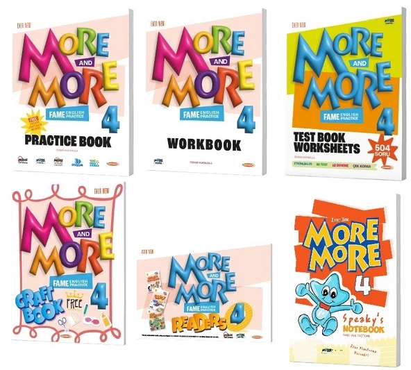 Kurmay Elt 2025 4. Sınıf More More Practice Book + Test Book + Speakys Akıllı Defter