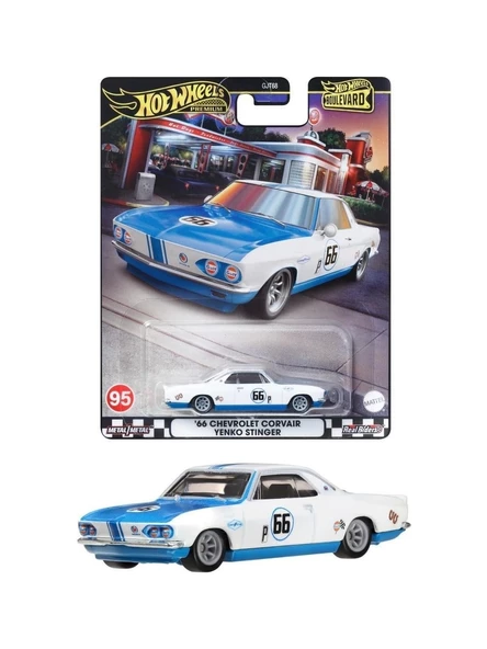 Hot Wheels Premium Boulevard '66 Chevrolet Corvair Yenko Stinger -HRT69
