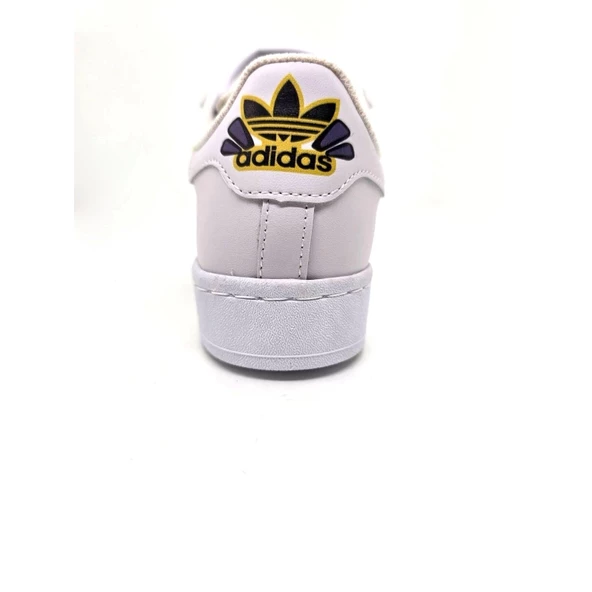 Adidas Super Star Grafiti Baskılı Özel Seri Kadın Spor Ayakkabı - 3