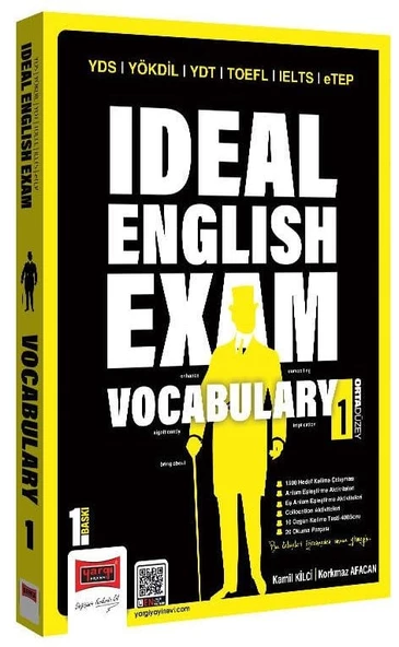 Yargı YDS YÖKDİL YDT TOEFL IELTS eTEP Ideal English Exam Vocabulary-1 Orta Düzey Yargı Yayınları