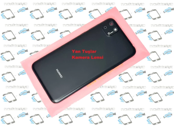 Huawei Y5P Kasa Arka Pil Batarya Kapağı SİYAH