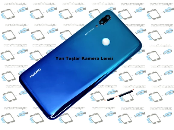Huawei P Smart 2019 Kasa Arka Pil Kapağı MAVİ