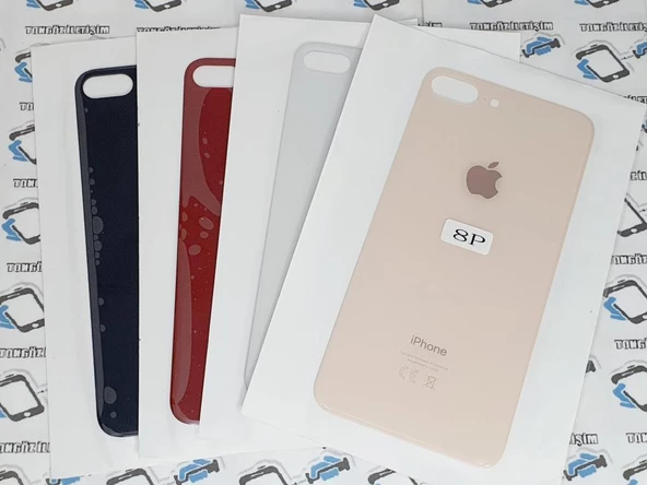 İphone 8 PLUS Arka Pil Batarya Kapağı (CAM) - Resim 2