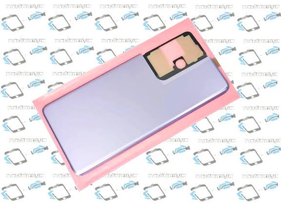 Samsung Galaxy S21 ULTRA Arka Pil Batarya Kapağı (CAM) MAVİ