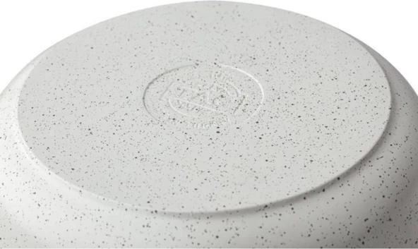 Taç Beyaz Gravita Döküm Derin Tencere 22 cm - TAC-3481 - 2