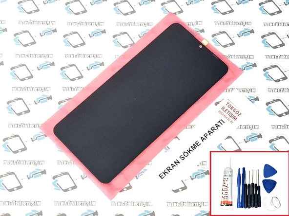 Samsung Galaxy A12 (A125F) Lcd Ekran Dokunmatik (ORJİNAL) B-7000 + TAMİR SETİ