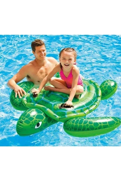 Kaplumbağa Binici Tutmaçlı Yeşil Renk 150 x 127 Cm - 4