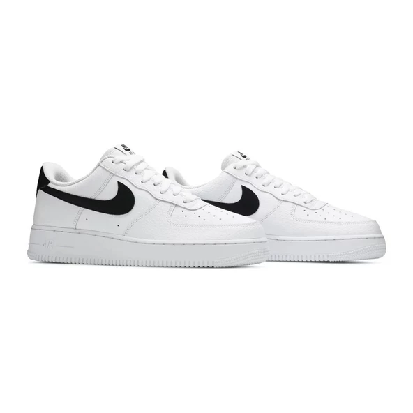 Nike Air Force 1 07 White Black - Resim 3