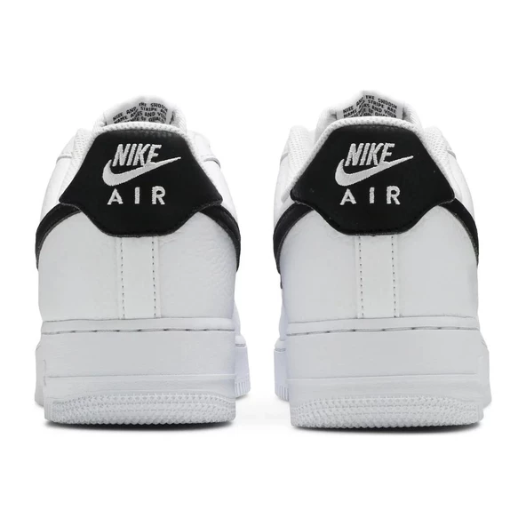 Nike Air Force 1 07 White Black - Resim 4