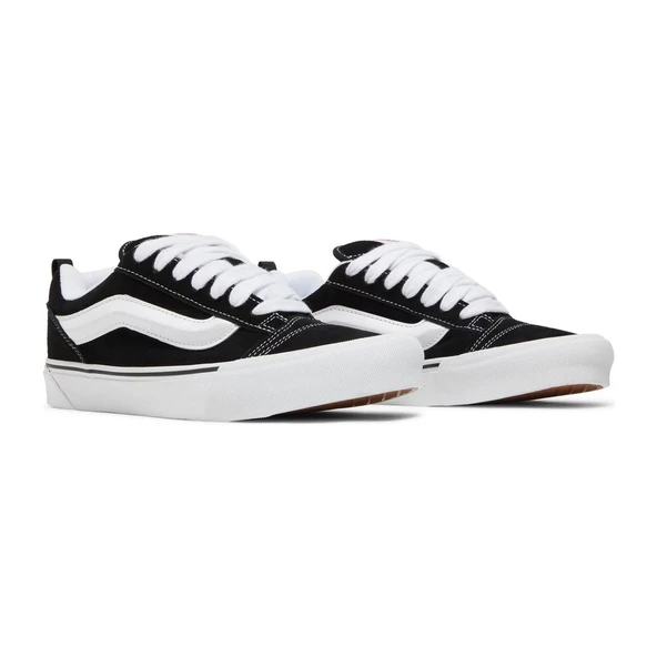 Vans Knu Skool Black White - Resim 2