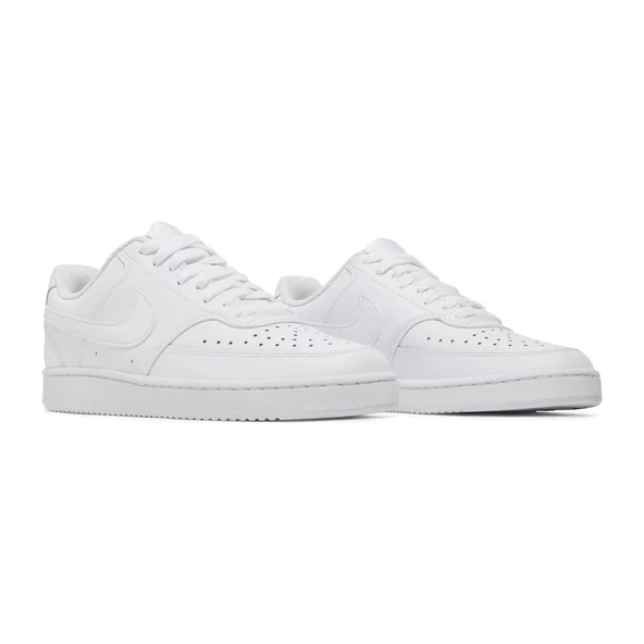 Nike Court Vision Low Triple White - Resim 3