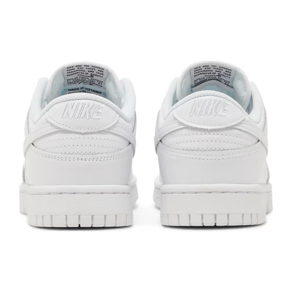 Nike Dunk Low Triple White - Resim 5