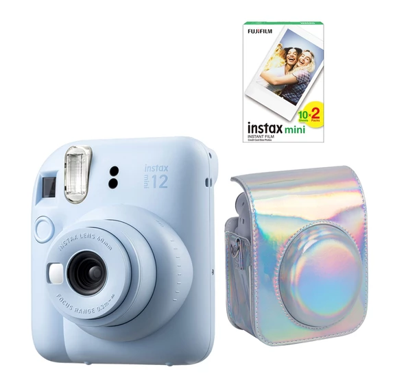 Fujifilm Instax Mini 12 Mavi Fotoğraf Makinesi Seti