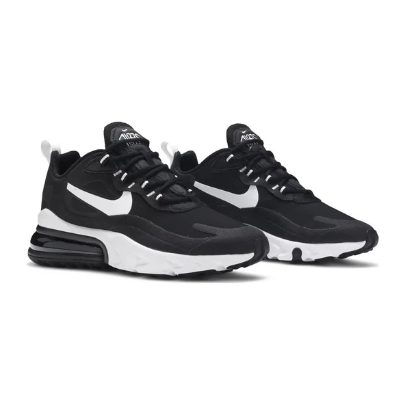 Nike Air Max 270 React Black White - Resim 3