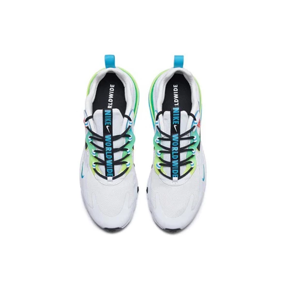 Nike Air Max 270 React Worldwide White - Resim 3