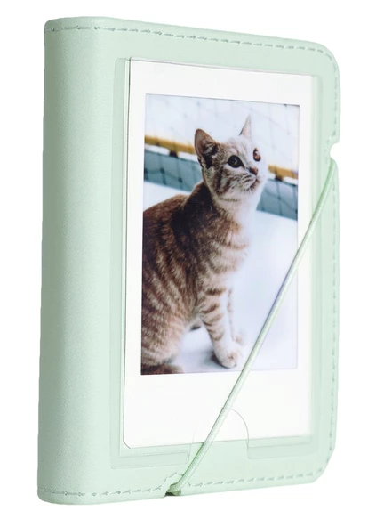 Fujifilm Instax Mini 12 Yeşil Fotoğraf Makinesi 10'lu Film Mini Albüm ve Deri Kılıf Seti - 6