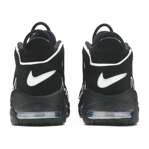 Nike Air More Uptempo Black White - Resim 4